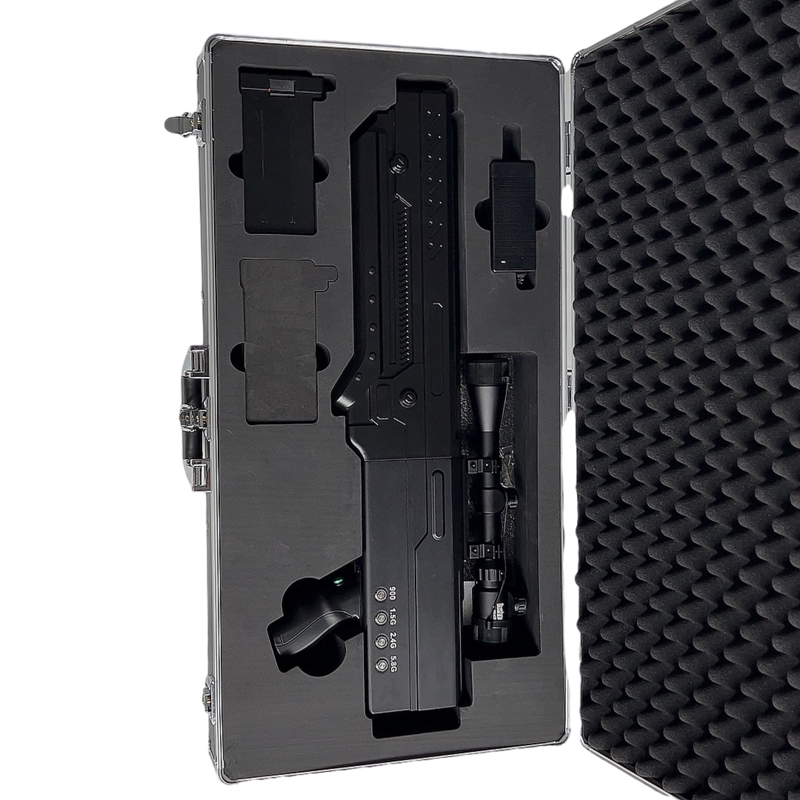  铜鼓手持便携式枪型低空防御反制四通道B型